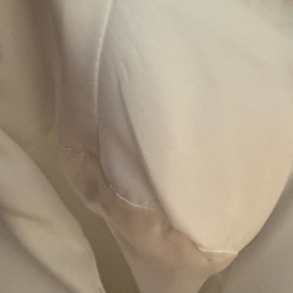 NWT: Banana Republic White Linen Zipper Sleeves Blazer •2P - Picture 10 of 15